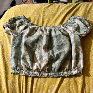 American Eagle - off the shoulder crop top